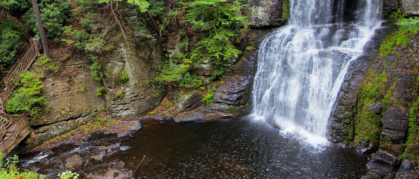 Bushkill Falls Waterfall Pennsylvania