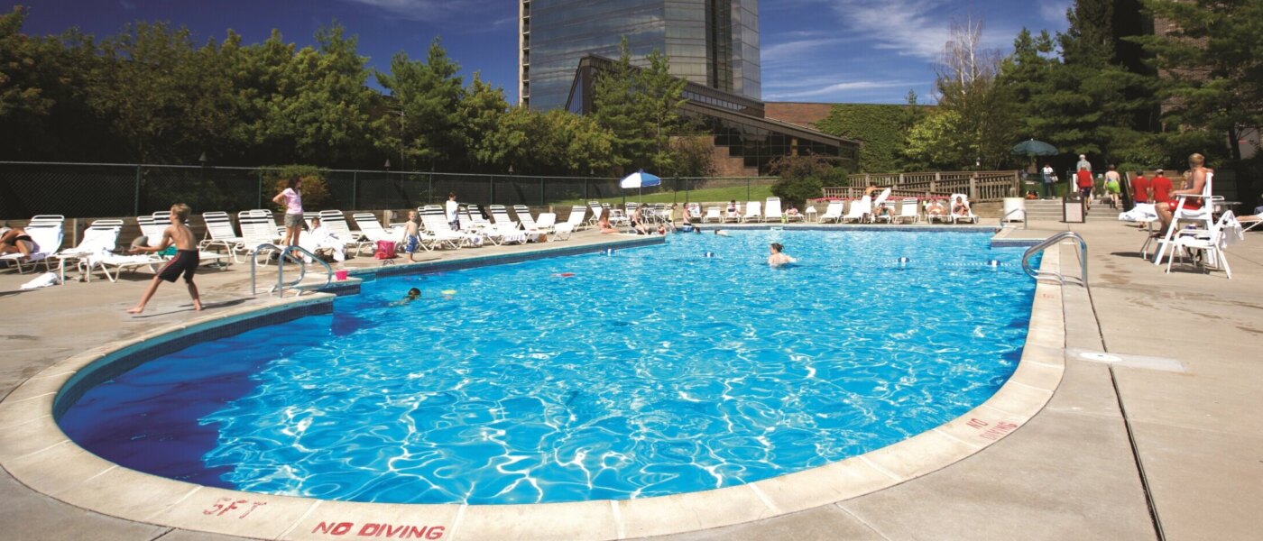 Outdoor Pool at the Grand Traverse Resort - Holidays to Michigan