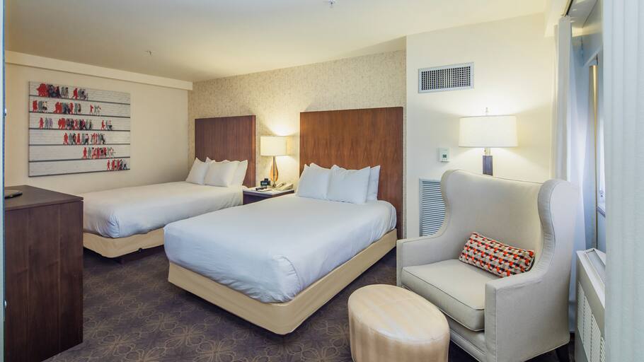 Twin room, doubletree by hilton pittsburgh downtown, pennsylvania