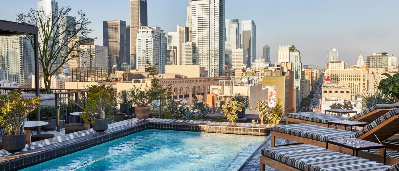 Pool - Proper Hotel Downtown LA - Holidays to California