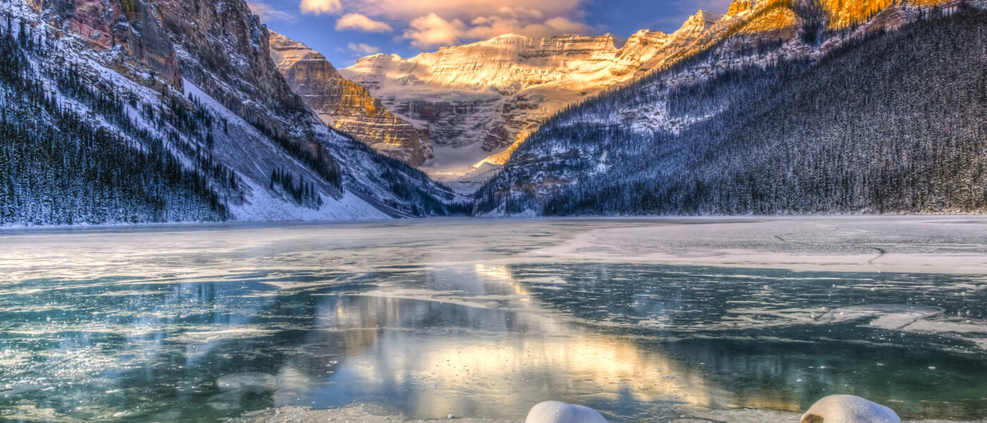 Lake Louise in Winter, Holidays to Alberta