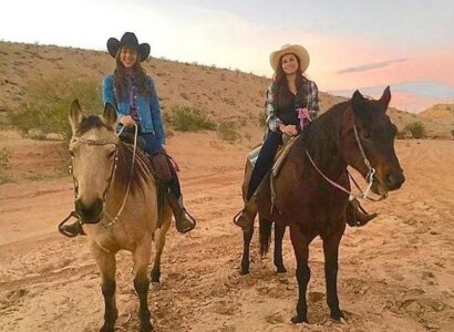 Wild West Sunset Horseback Ride with Dinner from Las Vegas