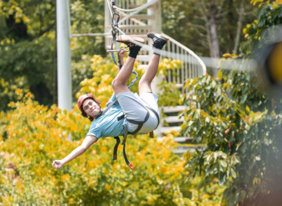 Zipline Activity at Sevierville Nature Park from Sevierville